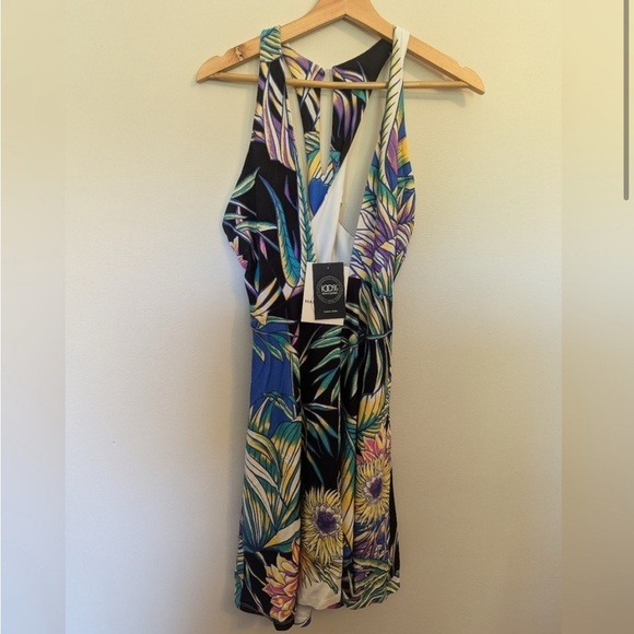 NWT Mara Hoffman Viva Tropical Floral Halter Dress - Picture 3 of 7